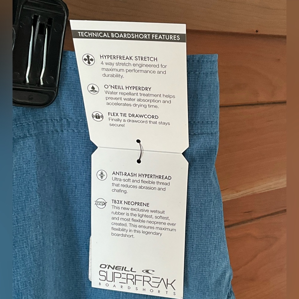 NWT‎ Men's O'Neill Superfreak Boardshorts Size 38 - Picture 7 of 8